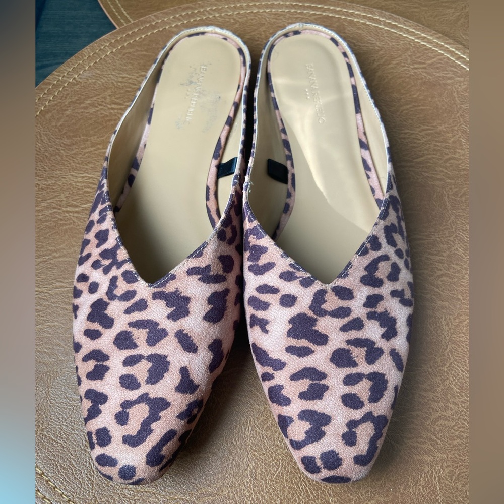 Banana Republic Cheetah Print Mule Slides Size 9 - Picture 6 of 7